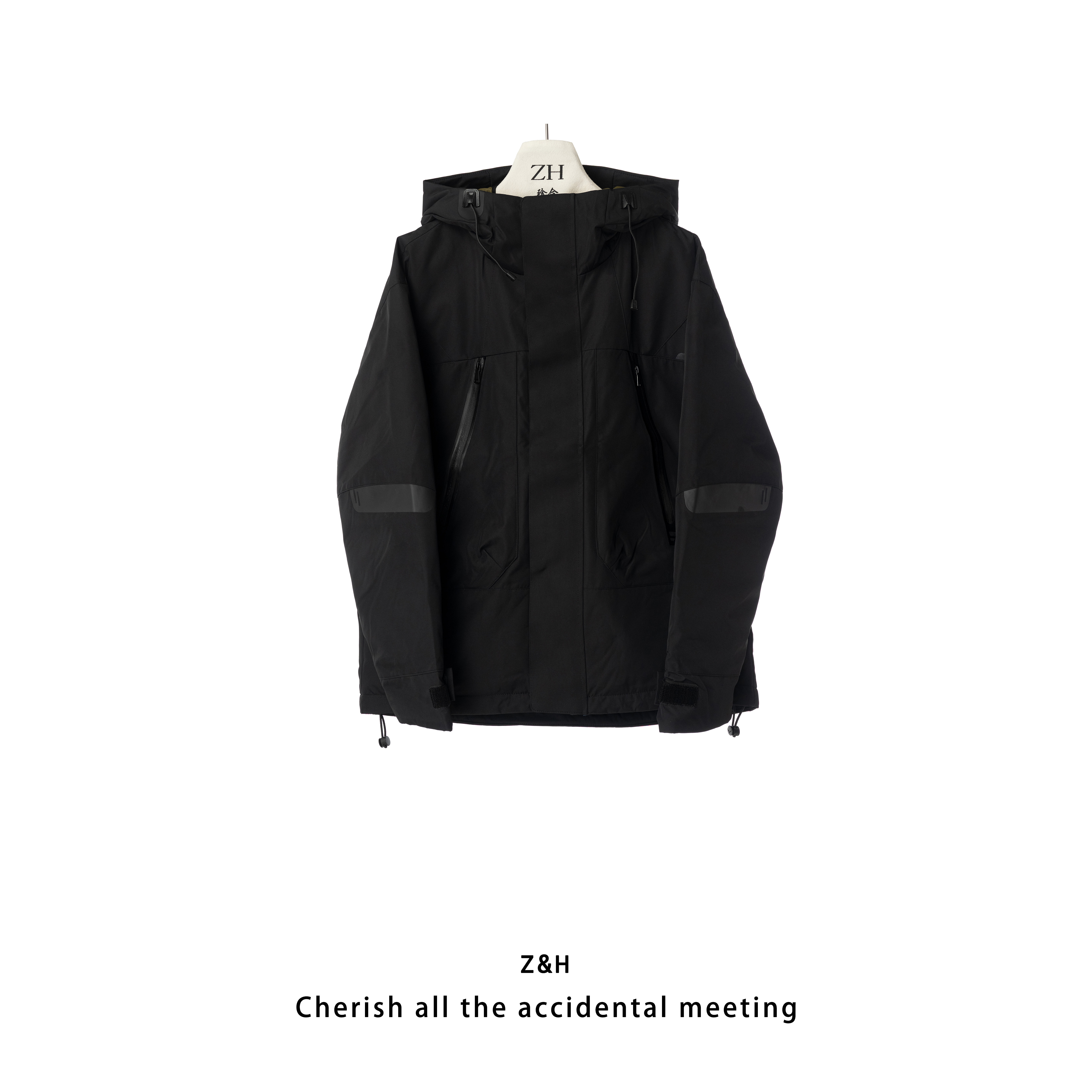 ZH【轻量时尚】连帽时尚厚款外套男鹅绒服