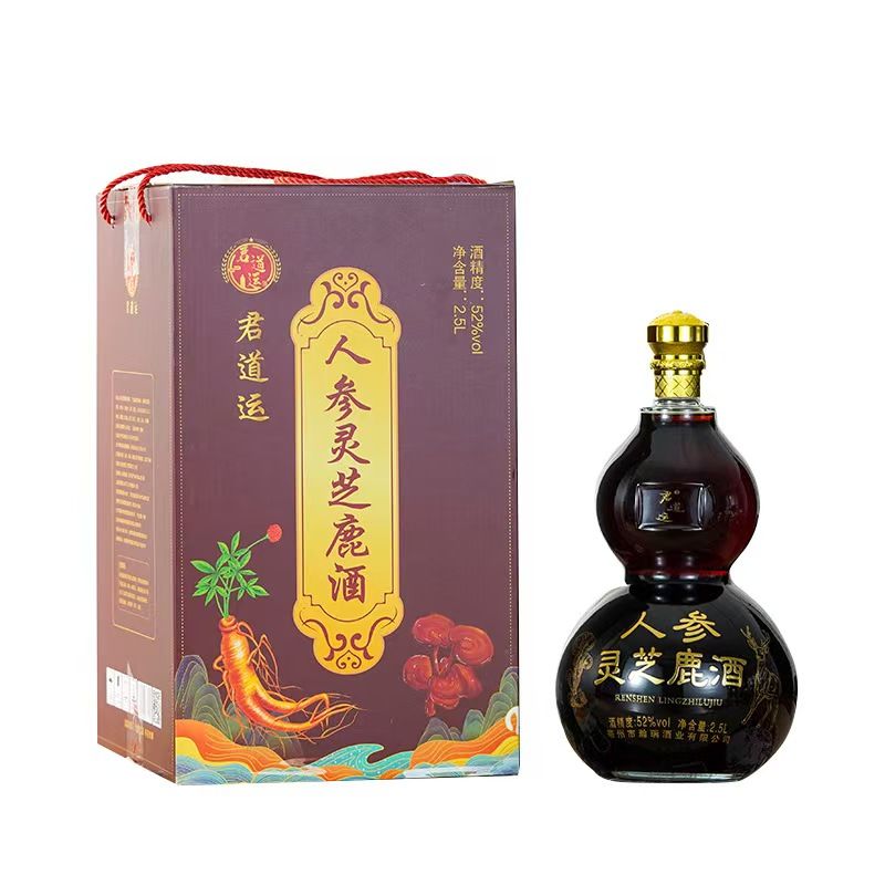 君道运人参灵芝鹿酒