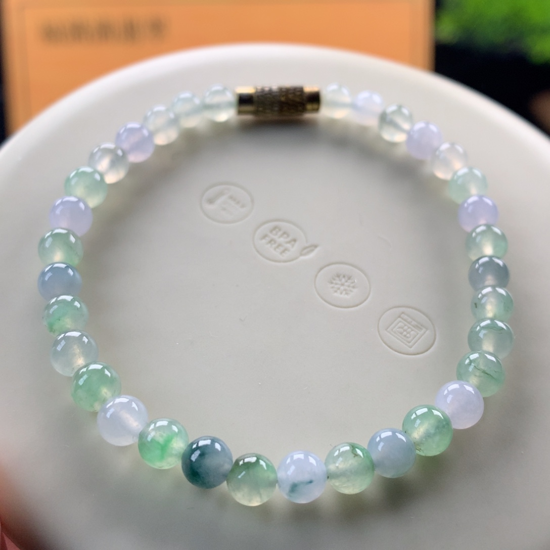翡翠未镶嵌手链卡5