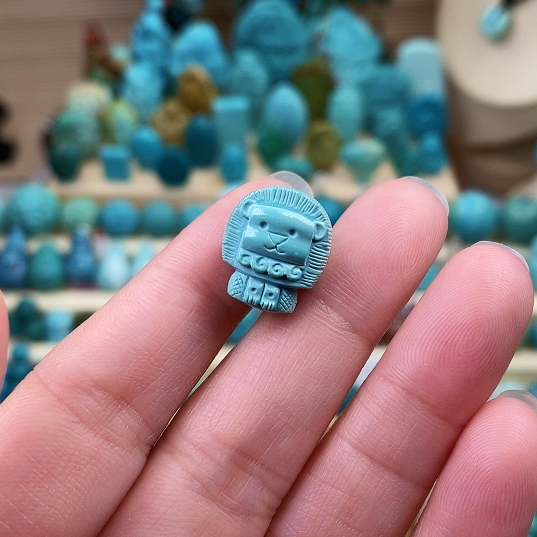 绿松石珠宝奇石未镶嵌