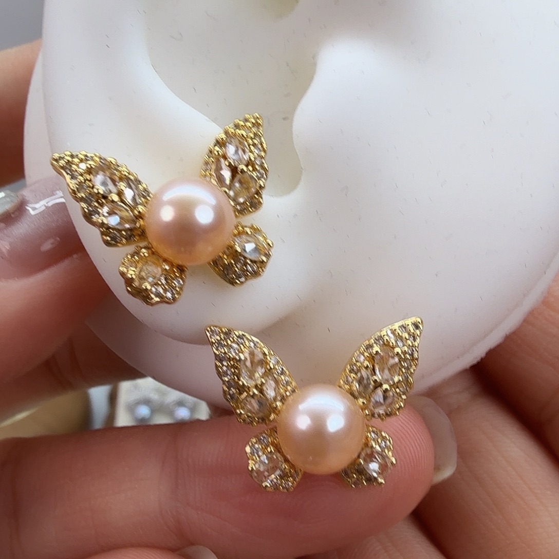 耳饰未镶嵌淡水珍珠15