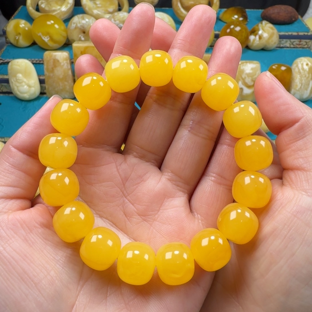 琥珀手链未镶嵌蜜蜡