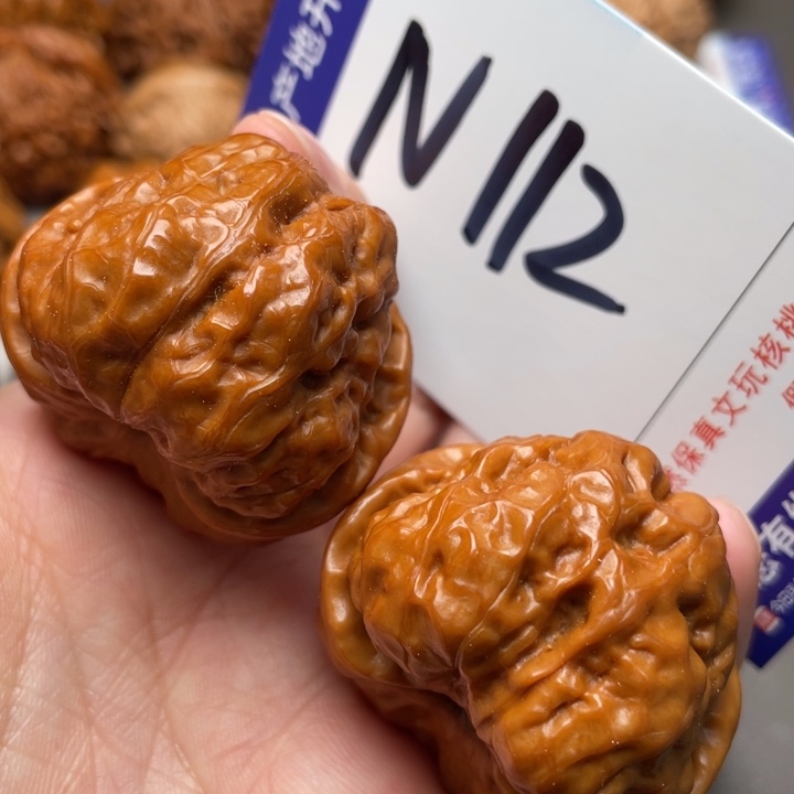 文玩核桃把件蛙蛙40尺