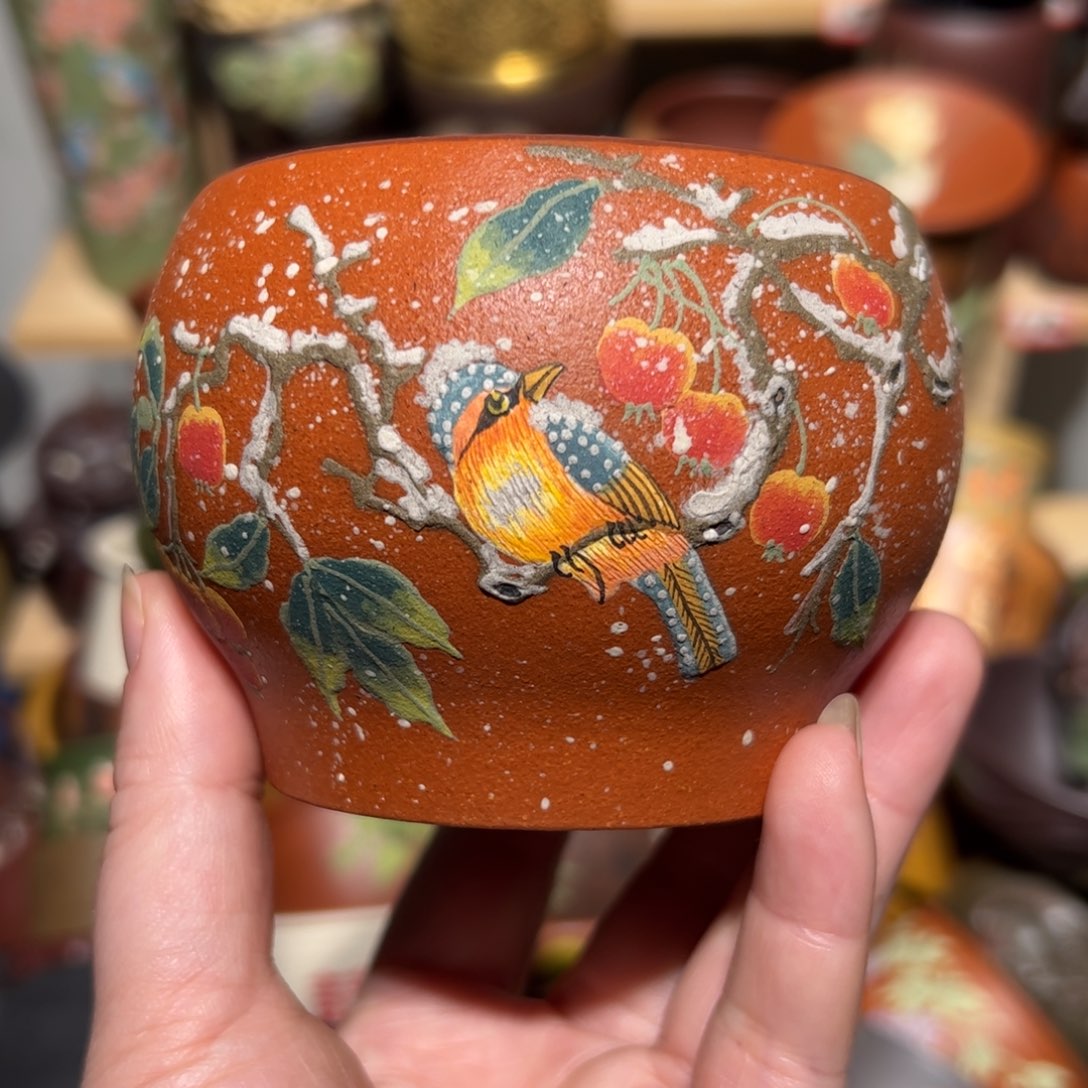 紫砂茶杯宜兴紫砂主人杯