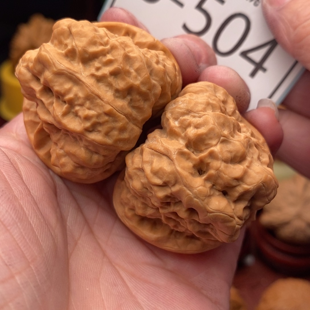 文玩核桃把件开背蛙39