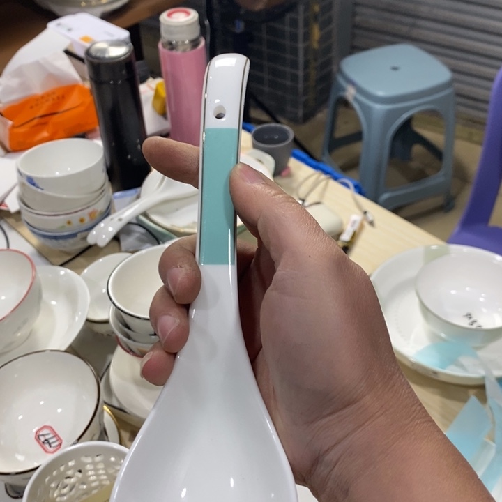卓***。陶摆件331号三个大汤勺