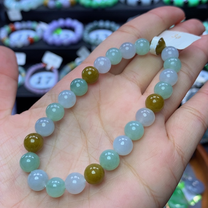 翡翠手链未镶嵌翡翠