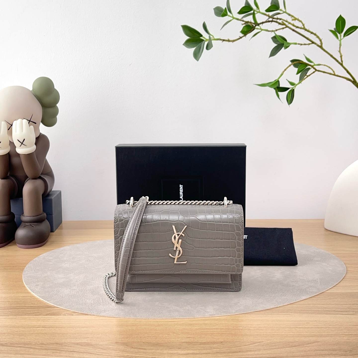95新 YSL/圣罗兰 【九筒奢品】日落包/单肩包/0375