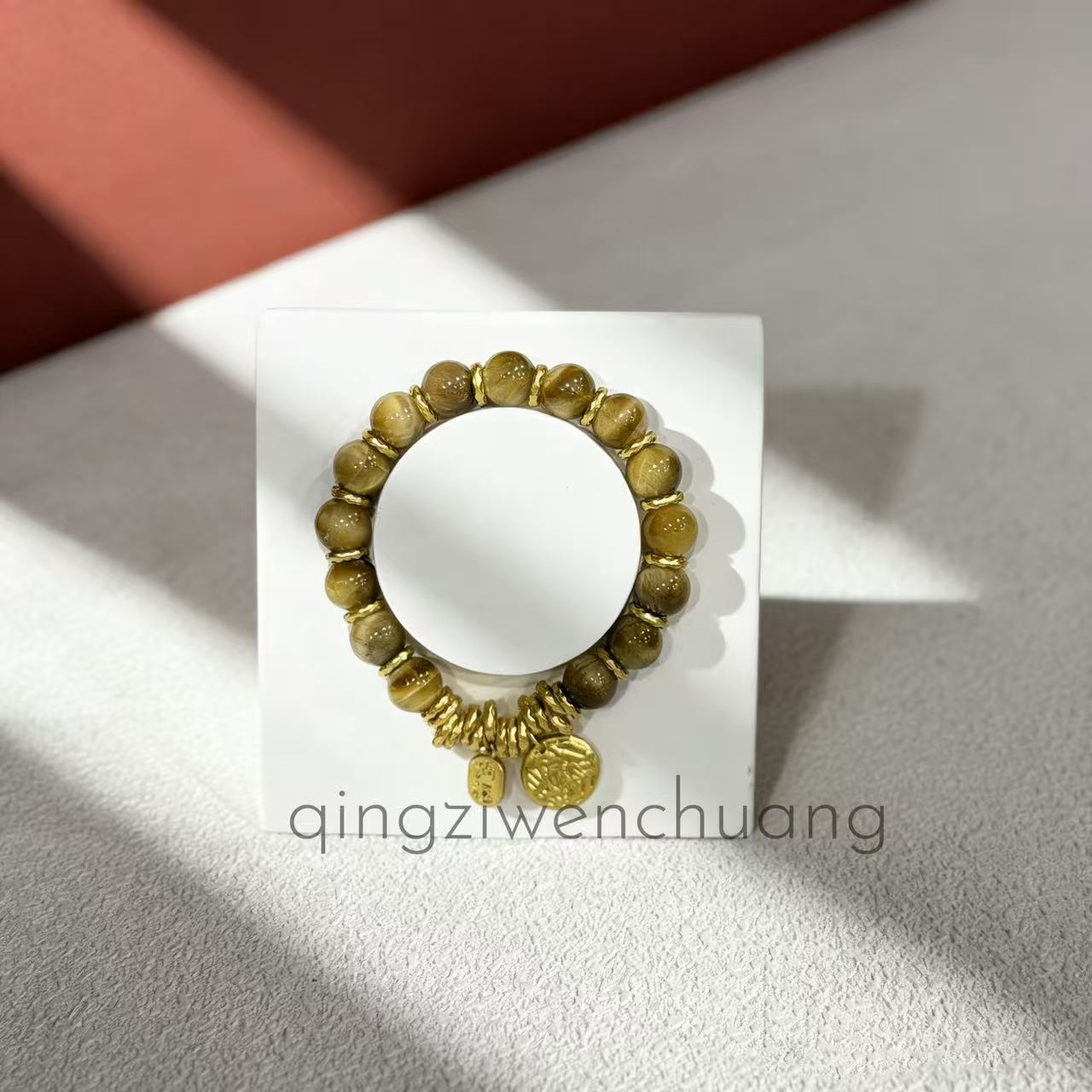 手链 DH 1339-轻奢小众款金虎眼8mm