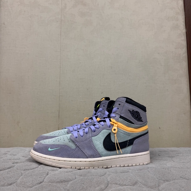 95新 AIR JORDAN 41码/aj1紫罗兰拉链/95新/无原盒/板鞋
