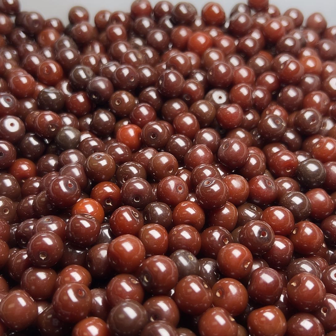 白玉菩提吊坠微瑕11咖车里子平果120颗