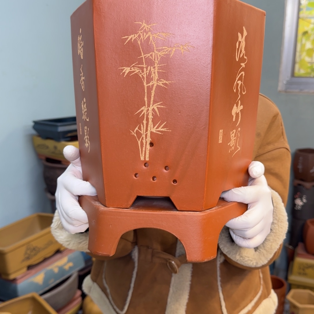 紫砂花盆紫砂口径20
