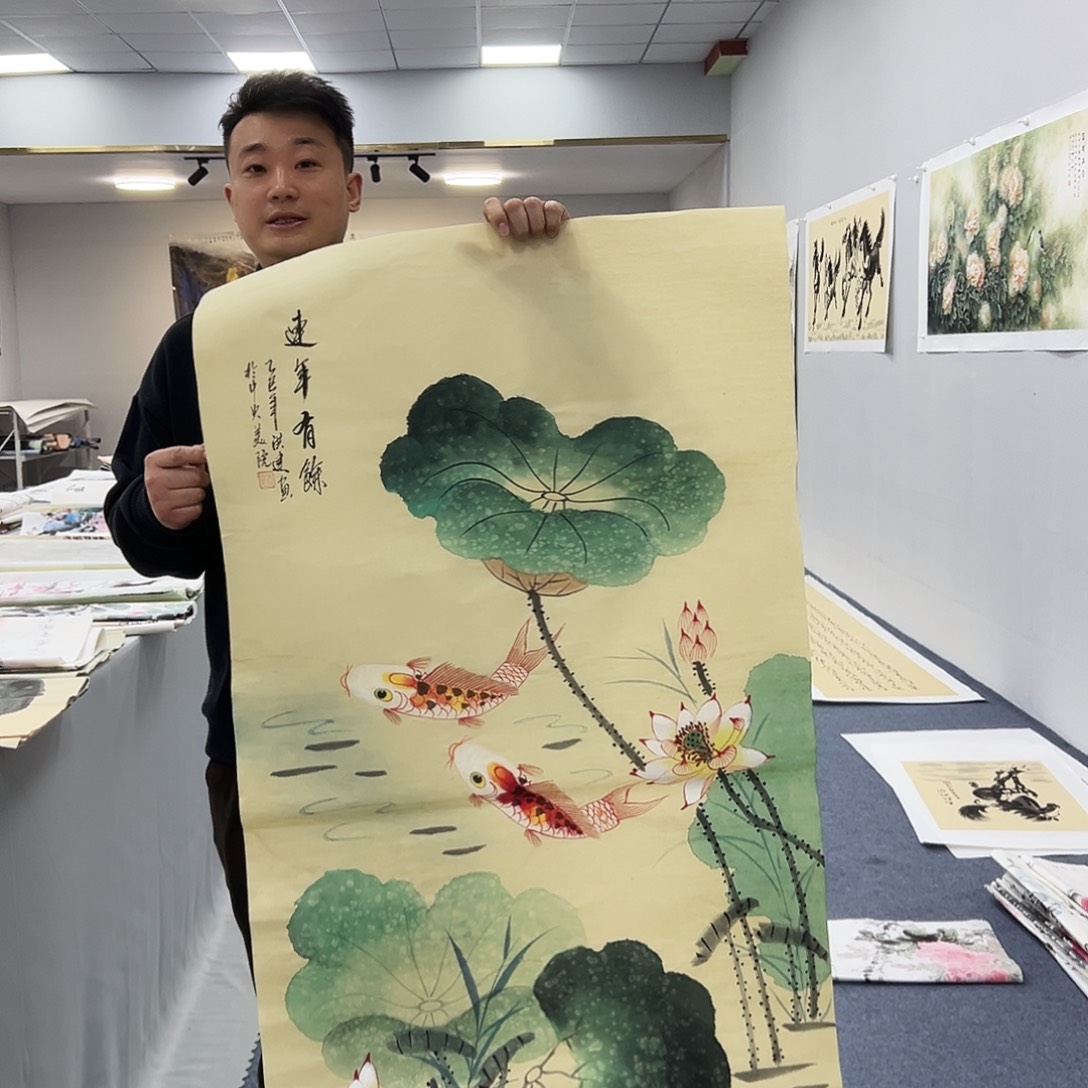 国画国画作品宣纸纯手绘