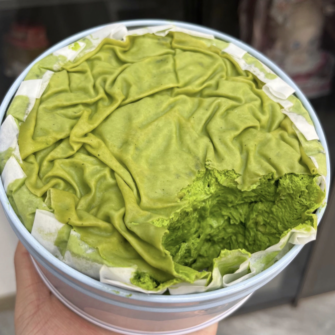 五十铃抹茶千层蛋糕