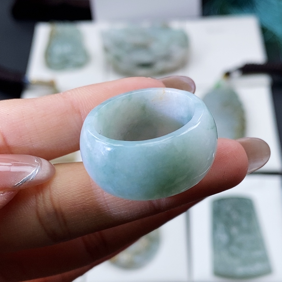 翡翠颈饰未镶嵌翡翠板子23#