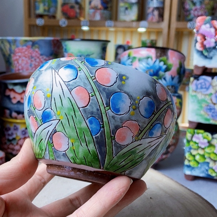 景德镇艺术手绘作品