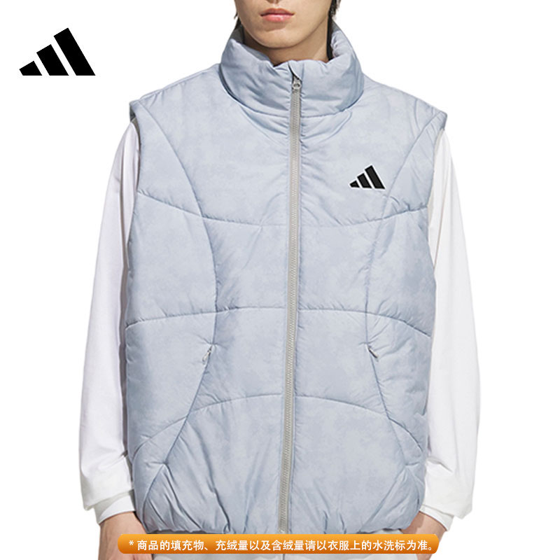 adidas阿迪达斯男子KC2755运动休闲棉马甲KC2755