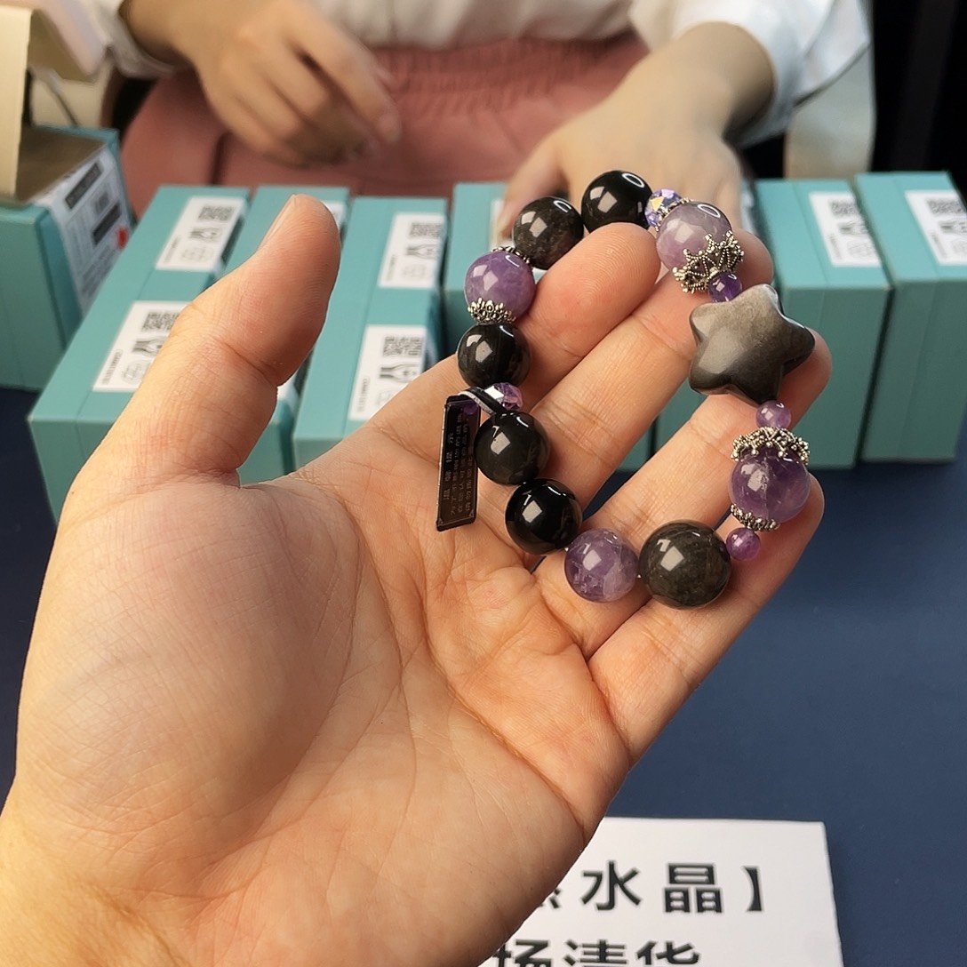 手链水晶银S925镶嵌