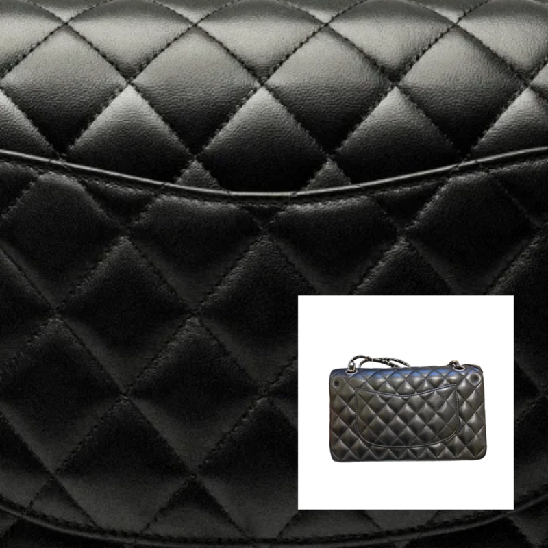 香CF黑银时尚单肩包