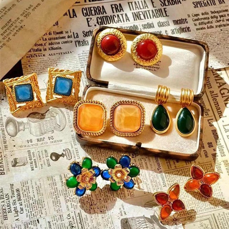 铜合金贝壳耳饰 1直播链接 去拍对应编号~！不要盲拍！