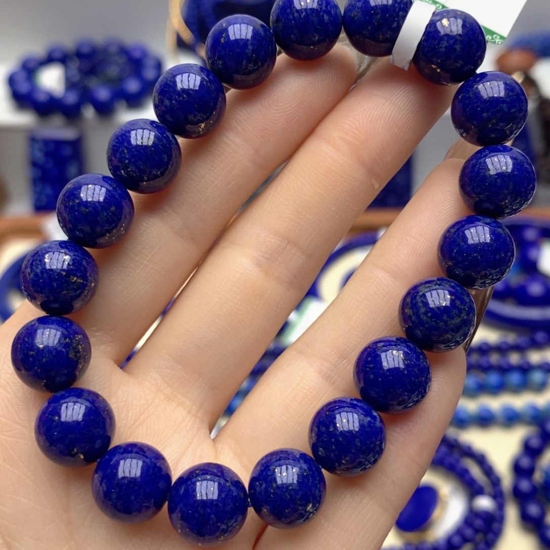 青金石未镶嵌手链10mm