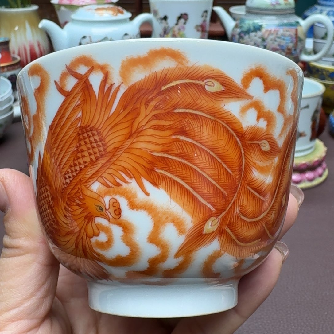 瓷片景德镇仿古手工制作精品展示