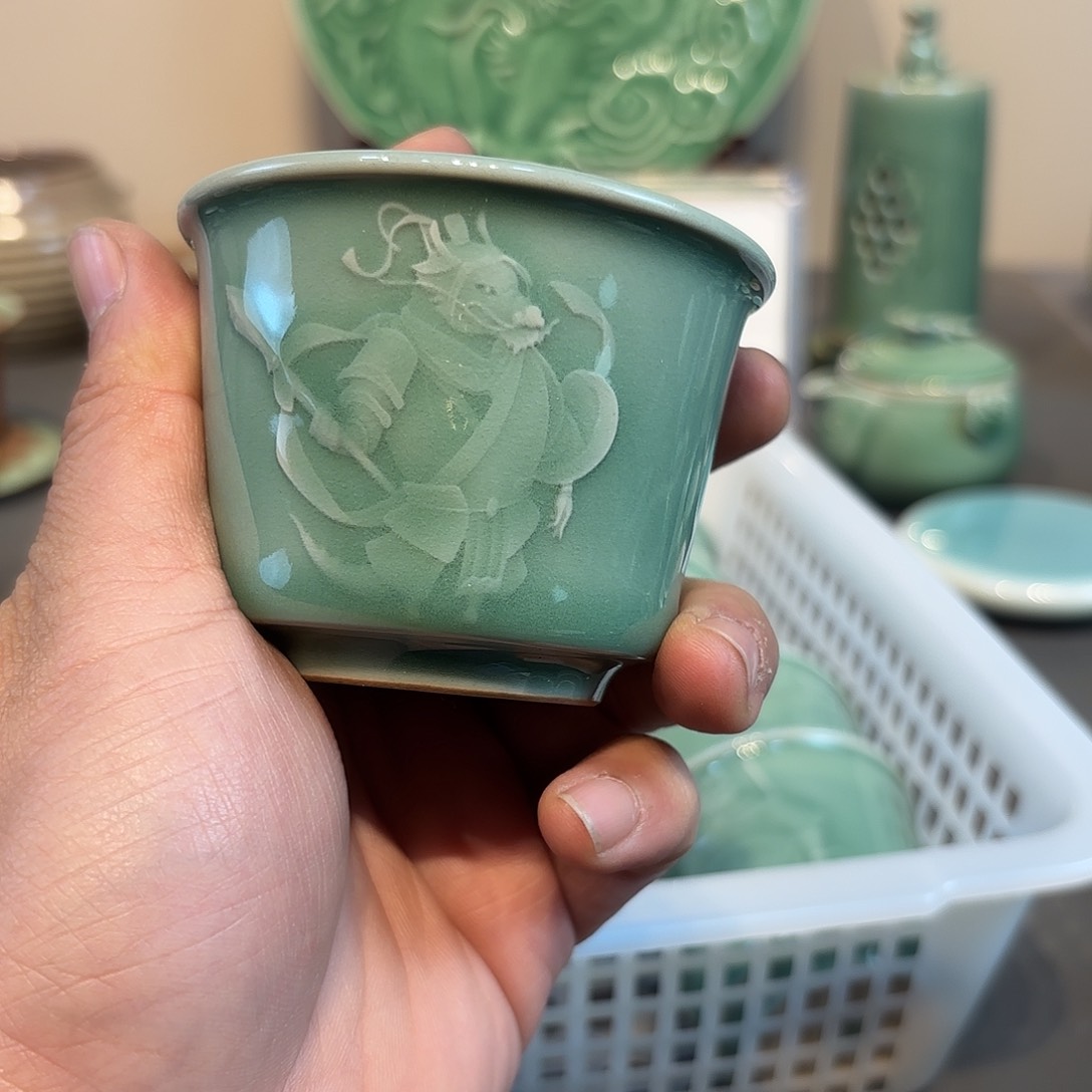 瓷片龙泉青瓷福利青瓷