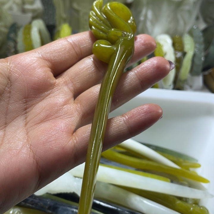 岫玉未镶嵌发簪发簪