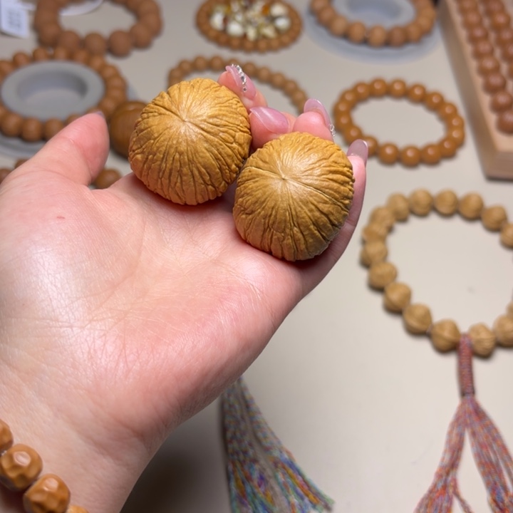 文玩核桃手串夜*37➕猴头元宝