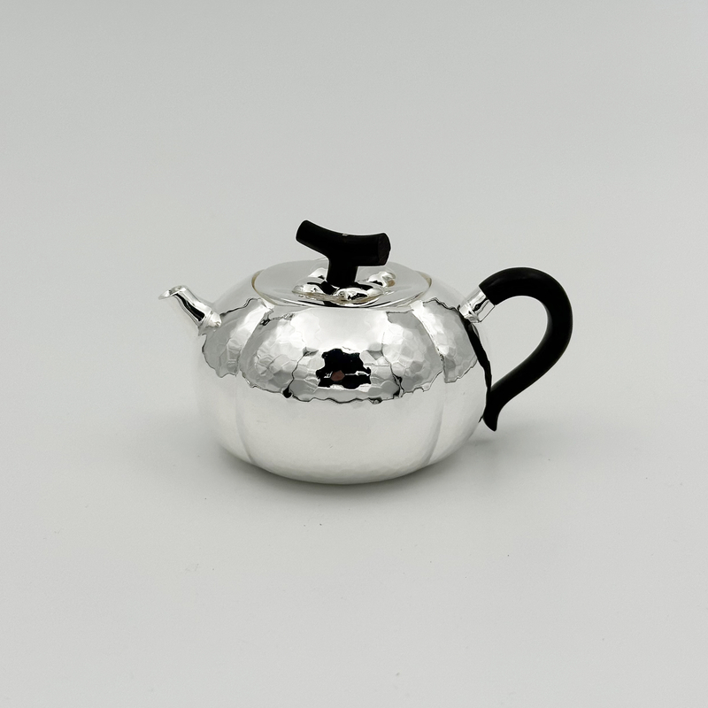 手工锤纹柿柿如意小壶泡茶壶柿子壶