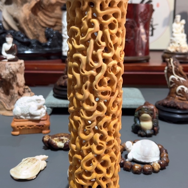 黄杨木用****么木雕工艺美术摆件