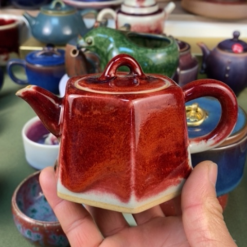 陶瓷迪*迪六方壶11111111