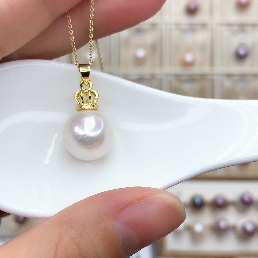 淡水珍珠颈饰合金