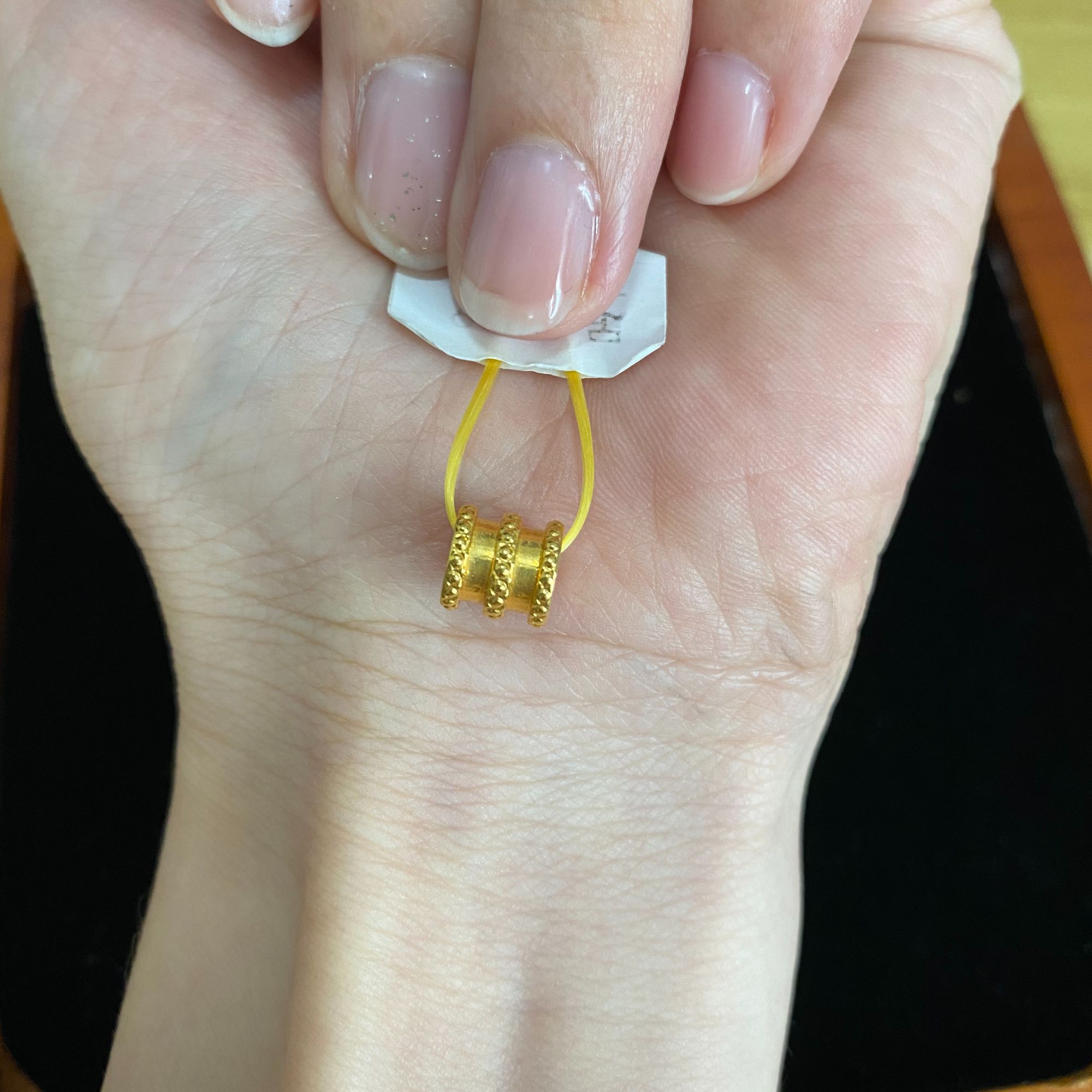 小号小蛮腰吊坠足金999