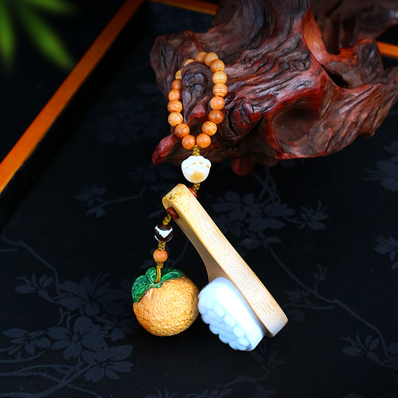 木刷吊坠挂件【5658D】