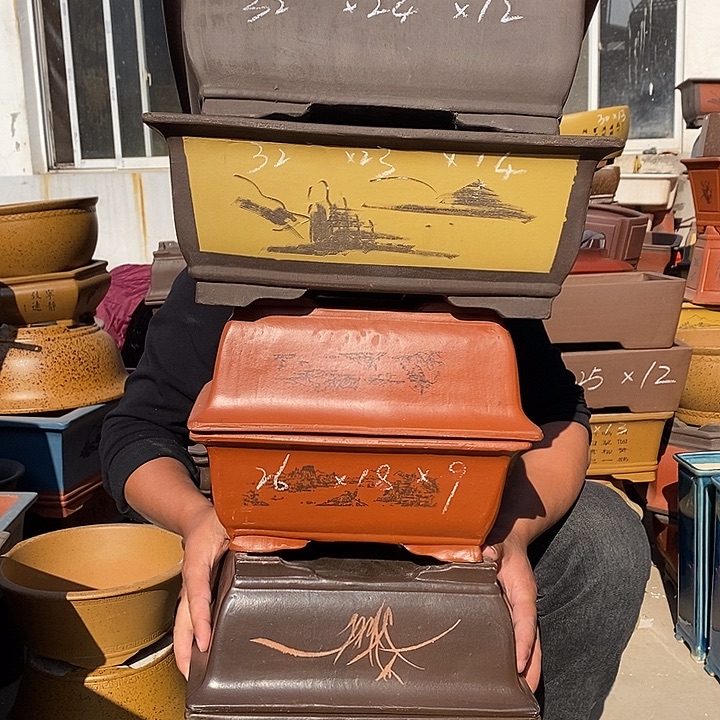 紫砂花盆宜兴紫砂