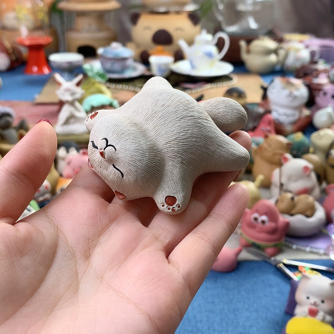 茶宠紫砂手工制作