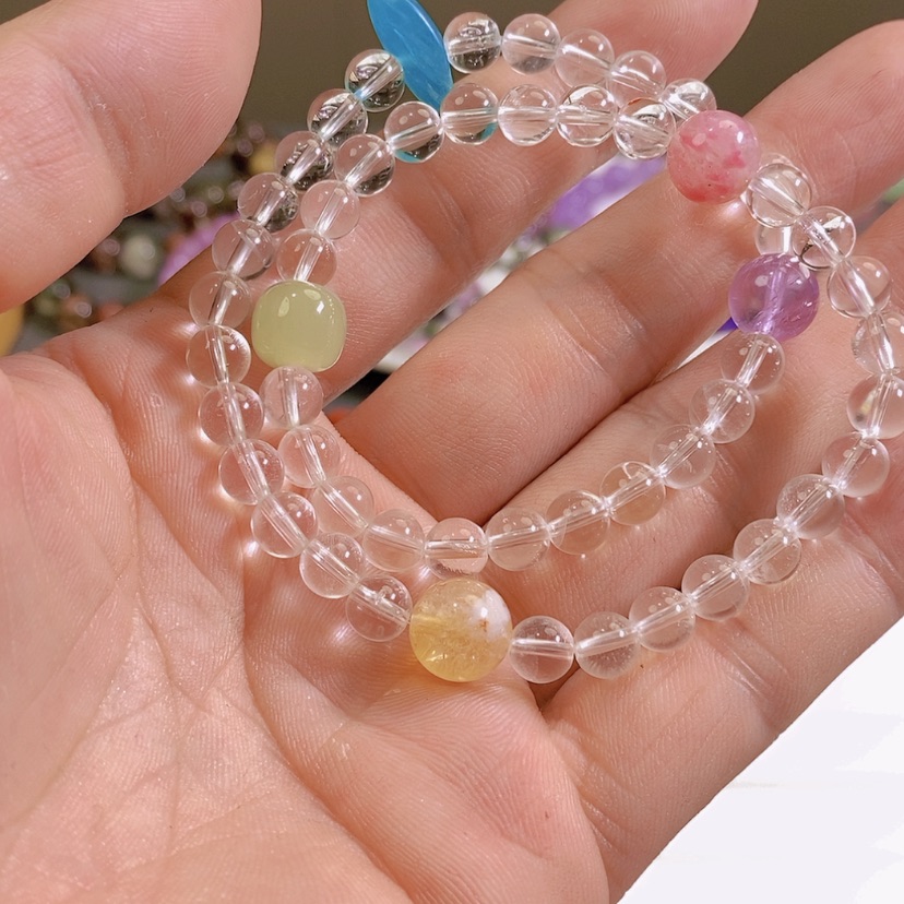 【闪购商品】水晶手链未镶嵌?*6mm手链