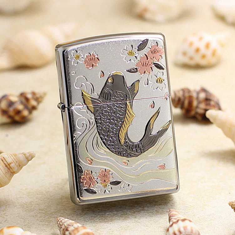 zippo打火机美国 ZBT-5-26i 开心鱼 日版原版 RBJ1