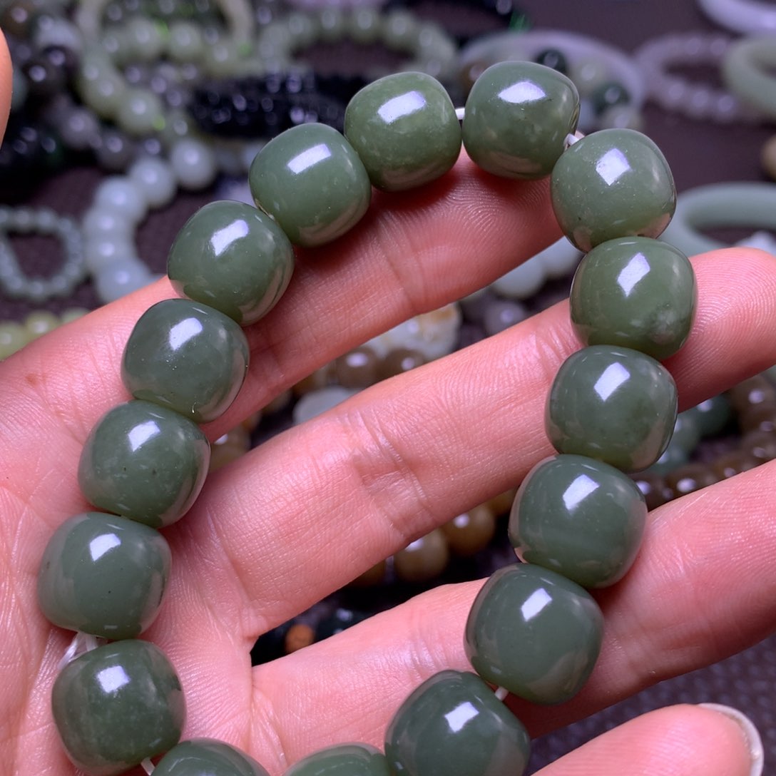 未镶嵌手串和田玉14