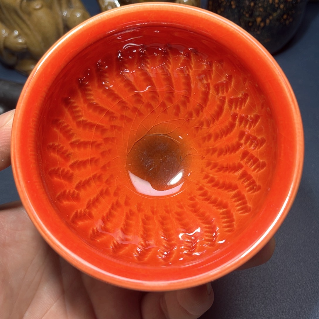 茶盏建盏手握泡茶主人杯