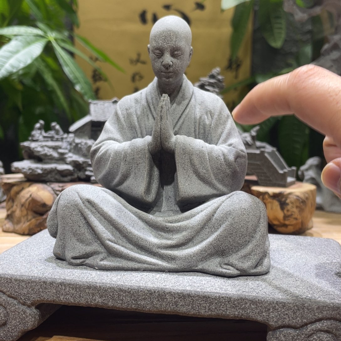 石材一心向佛一个