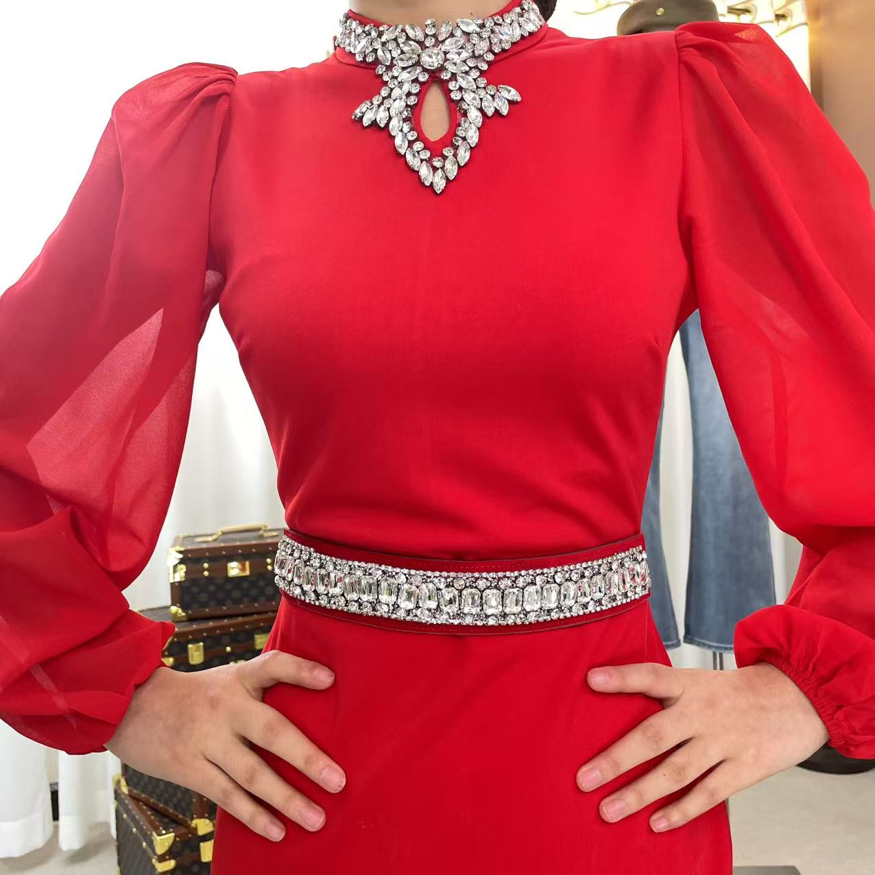 维吾尔族时尚连衣裙