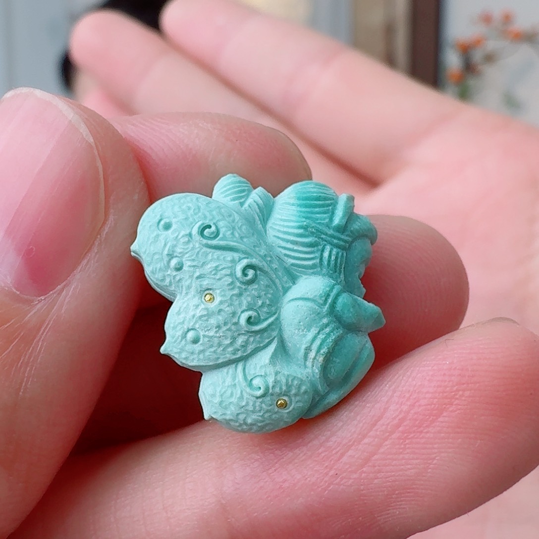 未镶嵌绿松石珠宝奇石