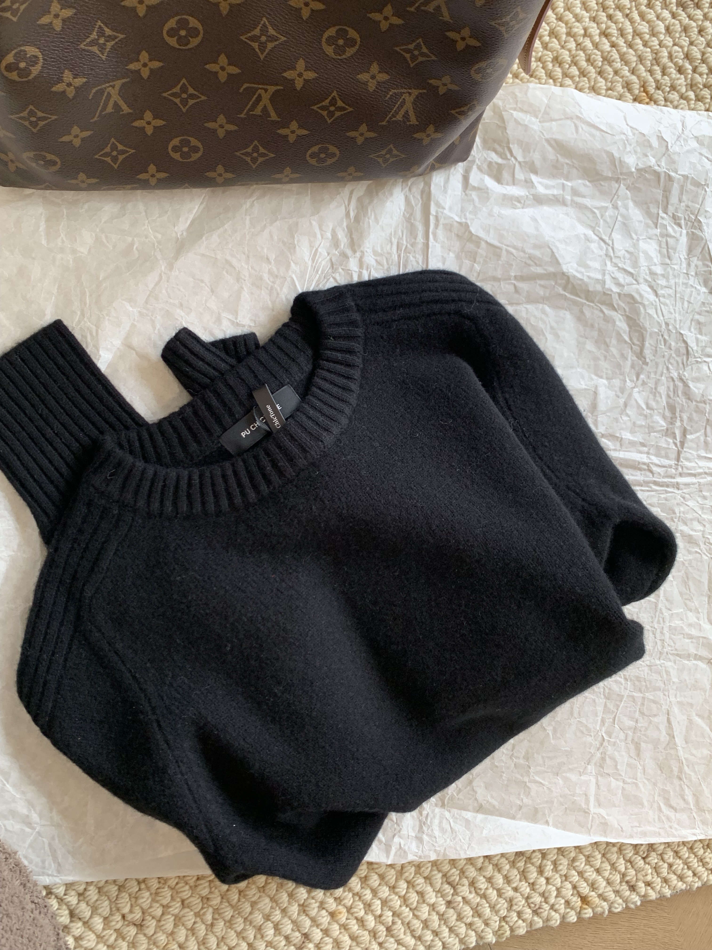 【朴大艺】漫冬夜曲 100绵羊毛马鞍肩高级感内搭外穿叠穿套头毛衣