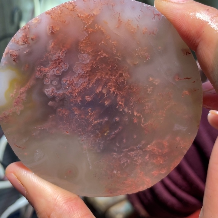 淡***定定制玛瑙定制手镯不退不换口径58