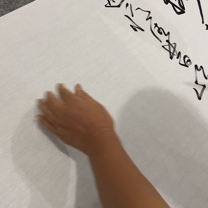 书法杨*方尤老师书法作品纸