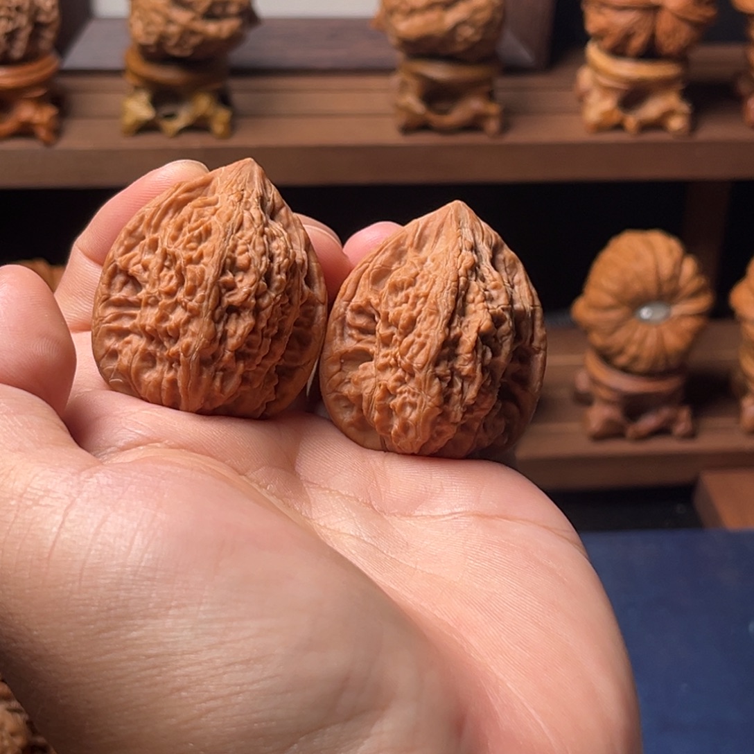 核桃38mm全品麒麟鸡心