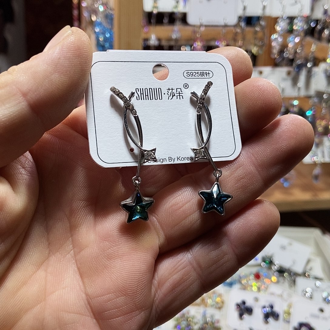 锆石纯铜合金耳钉