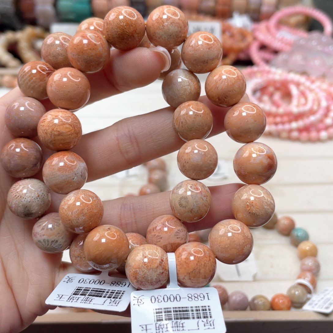 未镶嵌手链硅化玉顿**非065